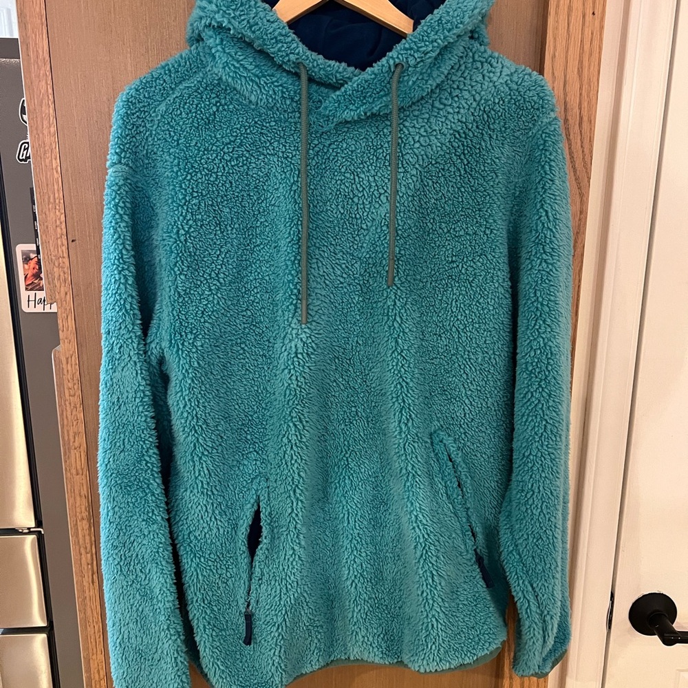 chubbies Navy Jacket with Teal Lining and Pineapple Label